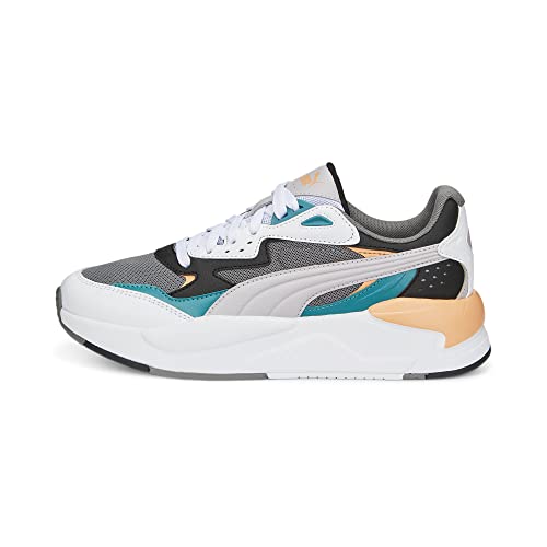 PUMA Męskie trampki X-ray Speed, Żeliwny marmur Puma biała pomarańczowa brzoskwinia, 39 EU