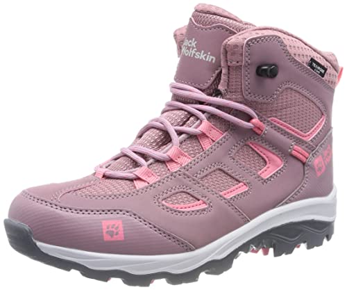 Jack Wolfskin Dzieci uniseks VOJO TEXAPORE MID K buty na zewnątrz, ash mauve, 27 EU