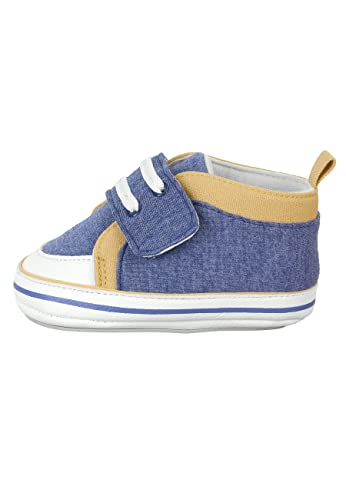 Sterntaler Chłopięce buciki niemowlęce płaskie slipper, średni niebieski, 20 EU, średni niebieski, 20 EU