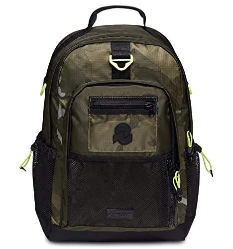 Invicta Plecak - FREEACT CAMO, Zielony - Kieszeń PC 15,6'' - Podróże i wypoczynek - 29 LT - dla mężczyzn kobiet - 100% z recyklingu, Wojskowy zielony, Taglia unica, Casual