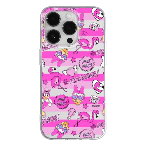 ERT GROUP etui na telefon Apple Iphone 14 PRO, case oryginalny i oficjalnie licencjonowany przez Disney, wzór Daisy 006, optymalnie dopasowane, plecki z TPU cześciowo przeźroczyste