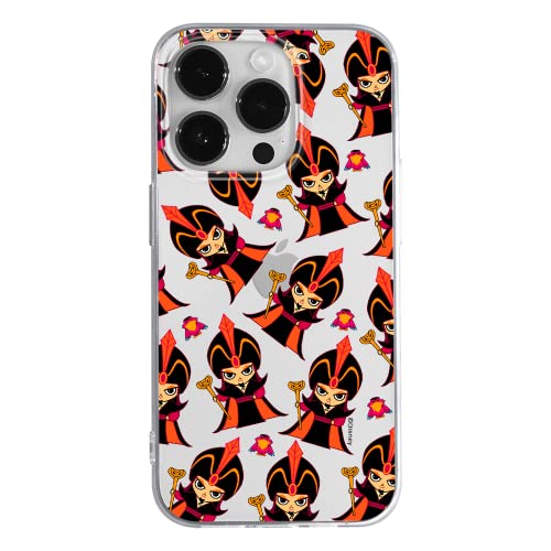 ERT GROUP etui na telefon Apple Iphone 14 PRO, case oryginalny i oficjalnie licencjonowany przez Disney, wzór Jafar 002, optymalnie dopasowane, plecki z TPU cześciowo przeźroczyste