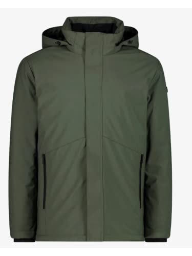 CMP - Męska kurtka Snaps Hood, Man, Oil Green, 48