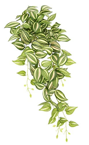 Sztuczna zawieszka Tradescantia, sztuczna roślina Tradeskantie, wisząca dekoracja, roślina wisząca, roślina pnąca, roślina pnąca, bluszcz, wisząca roślina bluszcz, roślina