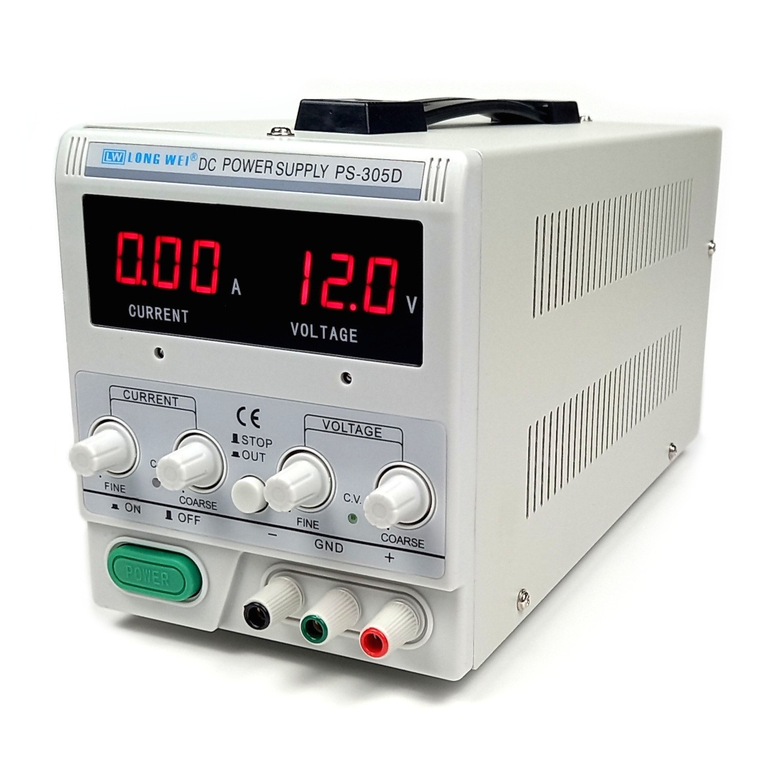 Zasilacz laboratoryjny LongWei PS-305D 0-30V 0-5A