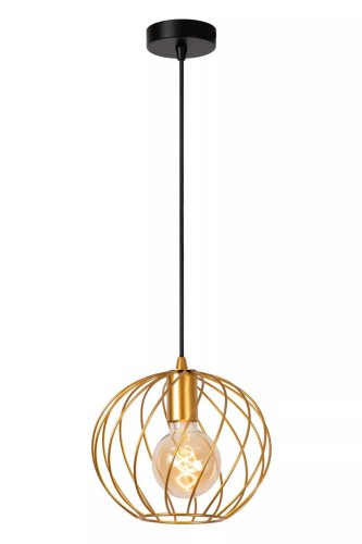 Danza D25 lampa wisząca 1-punktowa czarna/złota 21428/25/02
