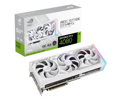 ASUS GeForce RTX 4080 ROG Strix WHITE OC 16GB GDDR6