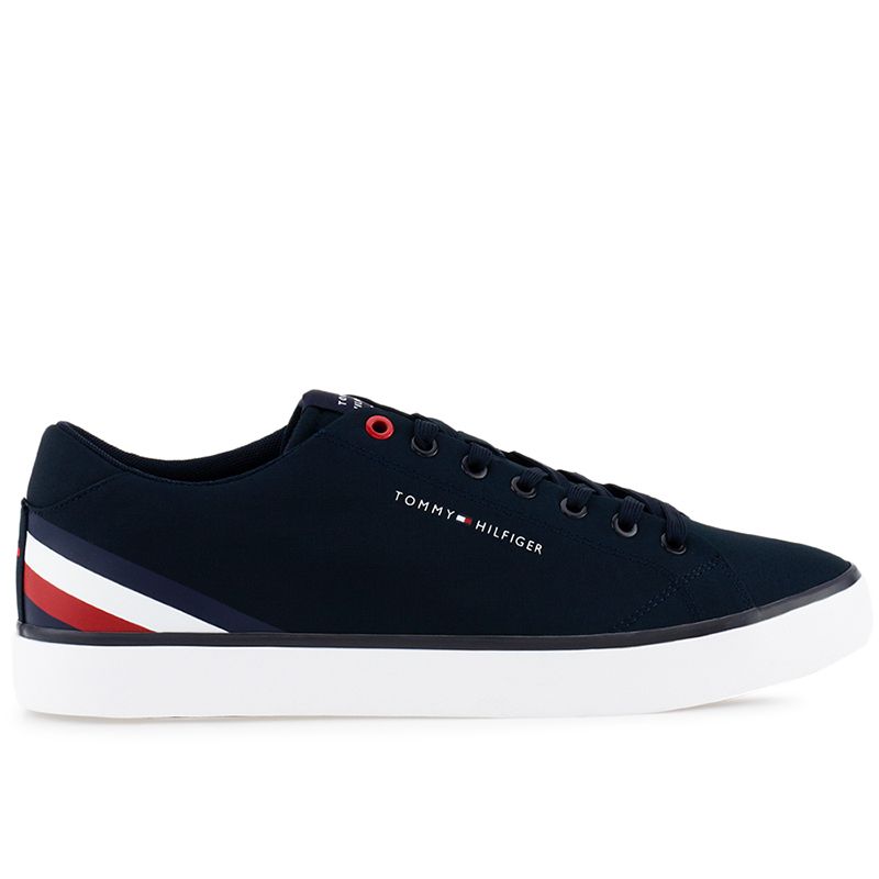 Buty Tommy Hilfiger HI Vulc Core Low Stripes FM0FM04735-DW5 - granatowe