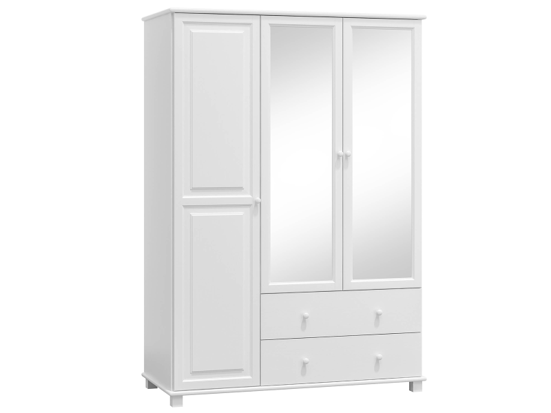 Szafa sosnowa 3D nr6 S120 biała