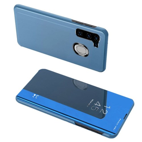 Samsung Hurtel Clear View Case futerał etui z klapką Galaxy A11 / M11 niebieski
