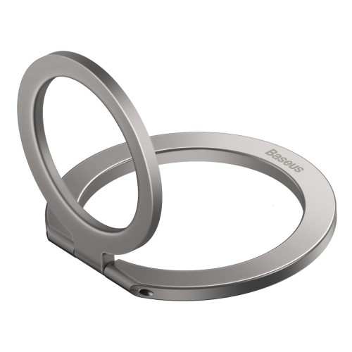 Baseus Halo magnetyczny uchwyt ring podstawka do telefonu srebrny SUCH000012