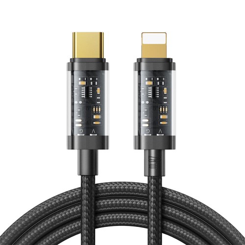 Joyroom kabel przewód USB Typ C - Lightning PD 20W 1.2m czarny S-CL020A12-black