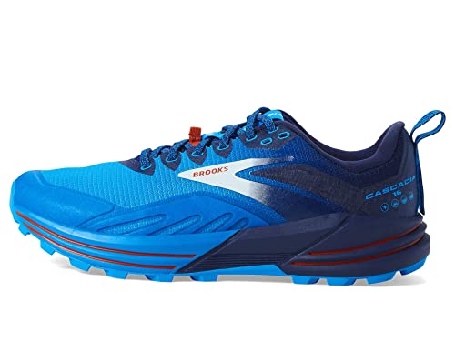 Brooks Cascadia 16, męskie tenisówki, Pioat/Atomic Niebieski/Rooibos, 43 EU, Pioat Bleu Atomique Rooibos, 43 EU
