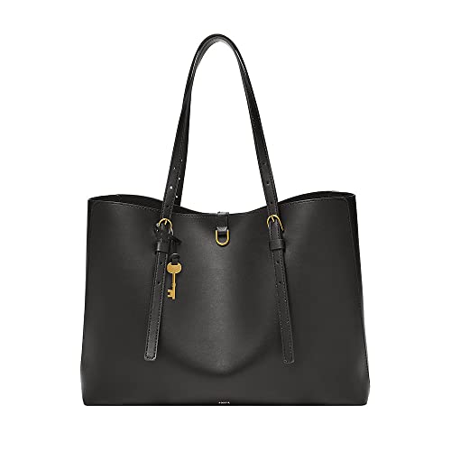 Fossil Womens Kier Tote, Black, 39,4 cm dł. x 12,7 cm szer. x 29,2 cm wys, czarny, 39.4 cm L x 12.7 cm W x 29.2 cm H