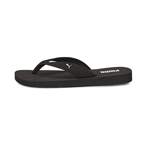 PUMA Sandy klapki damskie, Czarna puma, biała puma, 42 EU