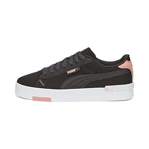 PUMA Damskie trampki JADA Renew Better płaskie, ciemnoszare, kwiat hibiskusa, białe, 4,5 UK