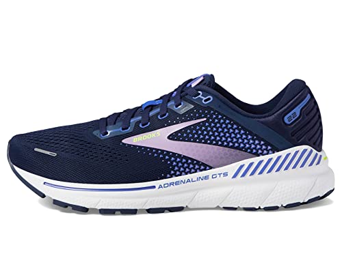 Brooks Damskie trampki Adrenaline GTS 22, Pekoat/Blue Iris/Rapsody, 4 UK, Pecoat Blue Iris Rhapsody, 36.5 EU