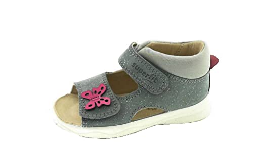 Superfit Sandały dla chłopców i dziewczynek, jasnoszare 2500, 20 EU, jasnoszary 2500, 20 EU