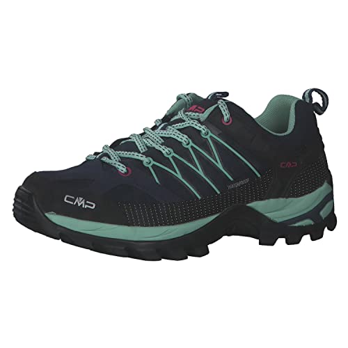 CMP Damskie buty trekkingowe Rigel Low Wmn Wp Walking Shoe, Blue-Acqua, 37 EU, Blue Acqua, 37 eu