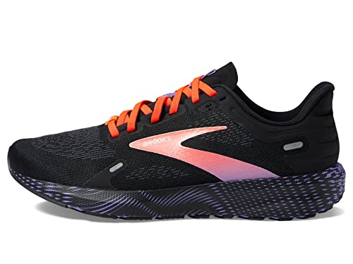 Brooks Launch 9, Damskie trampki, Noir Corail Violet, 41 EU