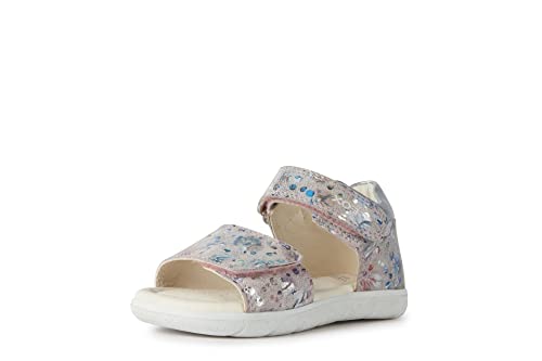 Geox Sandały dla chłopców i dziewczynek B ALUL Girl Sandal, LT różowy/srebrny, 25 EU, Lt Rose Silver, 25 EU