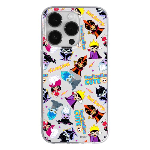 ERT GROUP etui na telefon Apple Iphone 14 PRO, case oryginalny i oficjalnie licencjonowany przez Disney, wzór Disney Villains 008, optymalnie dopasowane, plecki z TPU cześciowo przeźroczyste