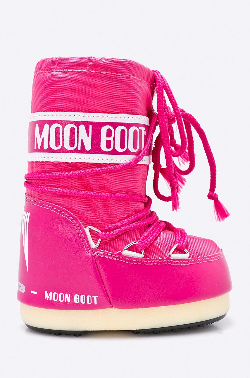 Moon Boot - Śniegowce dziecięce Nylon Bouganville