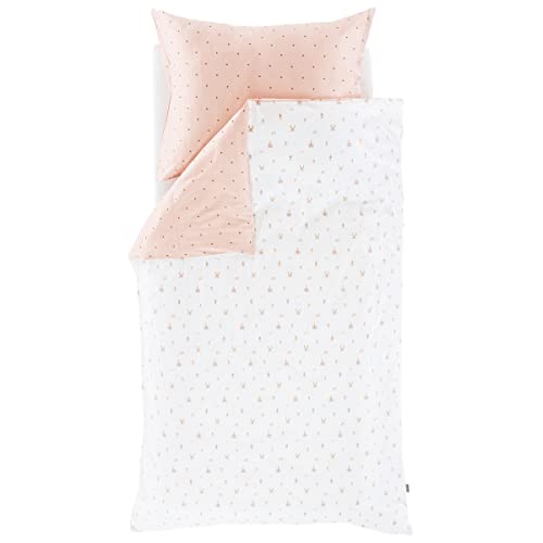 Pościel dziecięca i młodzieżowa z bajki, złota, rozmiar: 135 x 200 cm + 80 x 80 cm - pościel z delikatnej, miękkiej bawełny - w praktycznym opakowaniu na worek sportowy