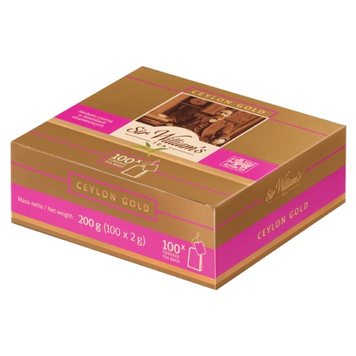 Czarna herbata Sir Williams Tea Ceylon Gold 100x2g