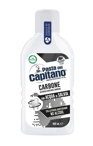 Pasta del Capitano Carbone - płyn do płukania jamy ustnej (400 ml)