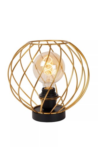 Danza lampa stołowa 1-punktowa czarna/złota 21528/25/02