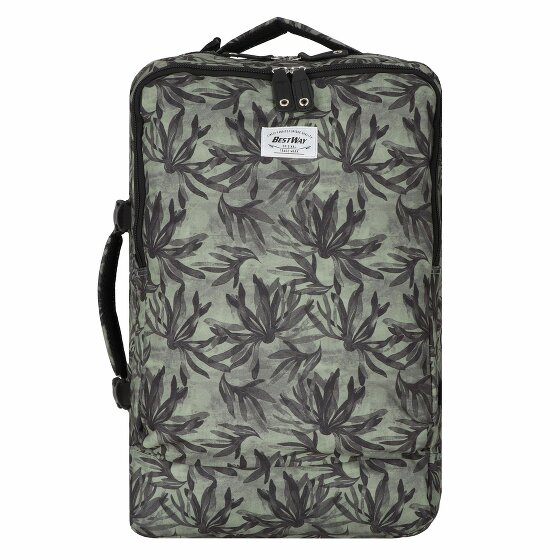 Worldpack Bestway Cabin Pro Plecak 54 cm Komora na laptopa schwarz-olivgrün