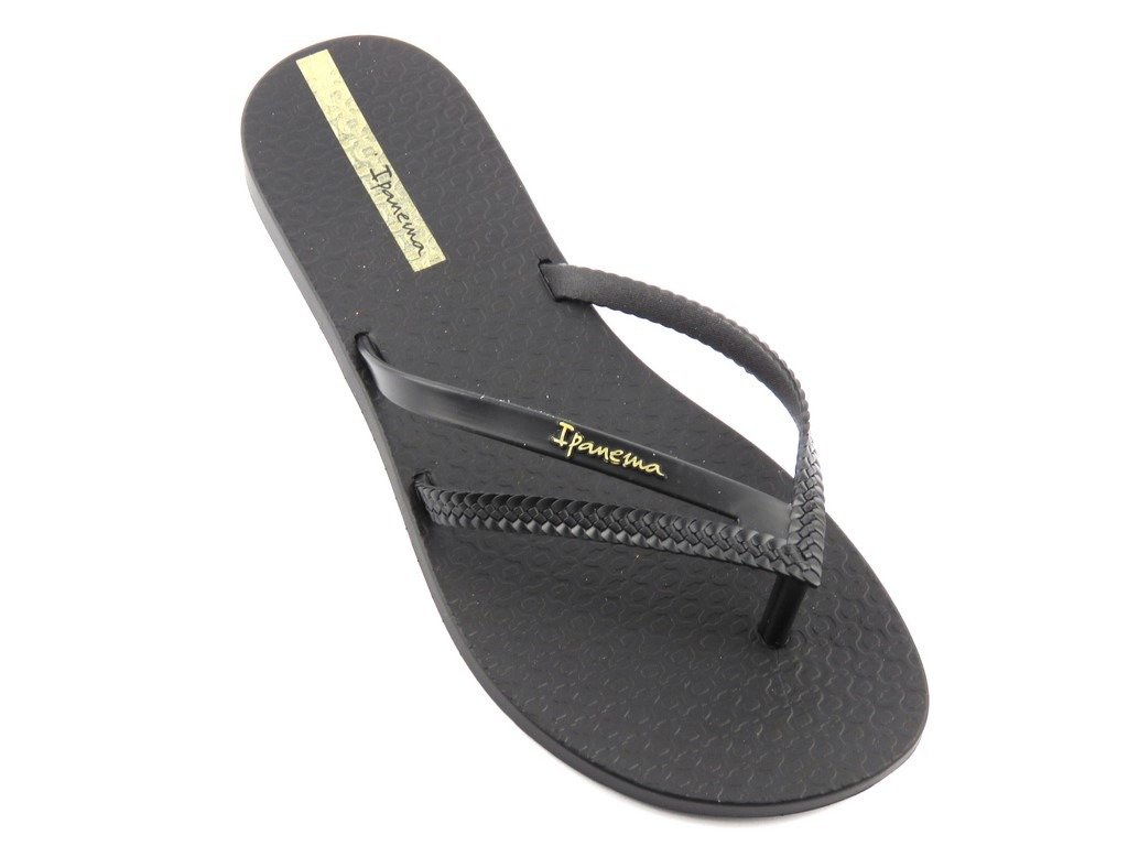 Japonki damskie basenowe - IPANEMA 82067, czarne - Ipanema