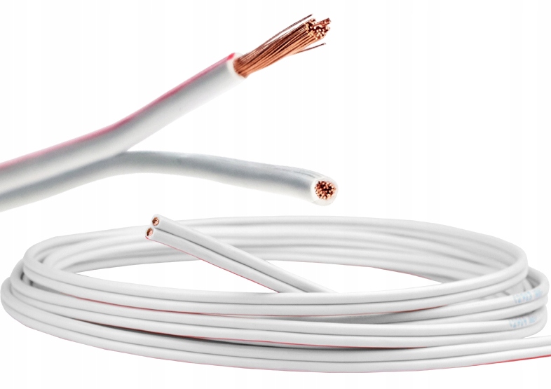 Kabel Głośnikowy Polski Czysta Miedź 2x4,0mm 10m