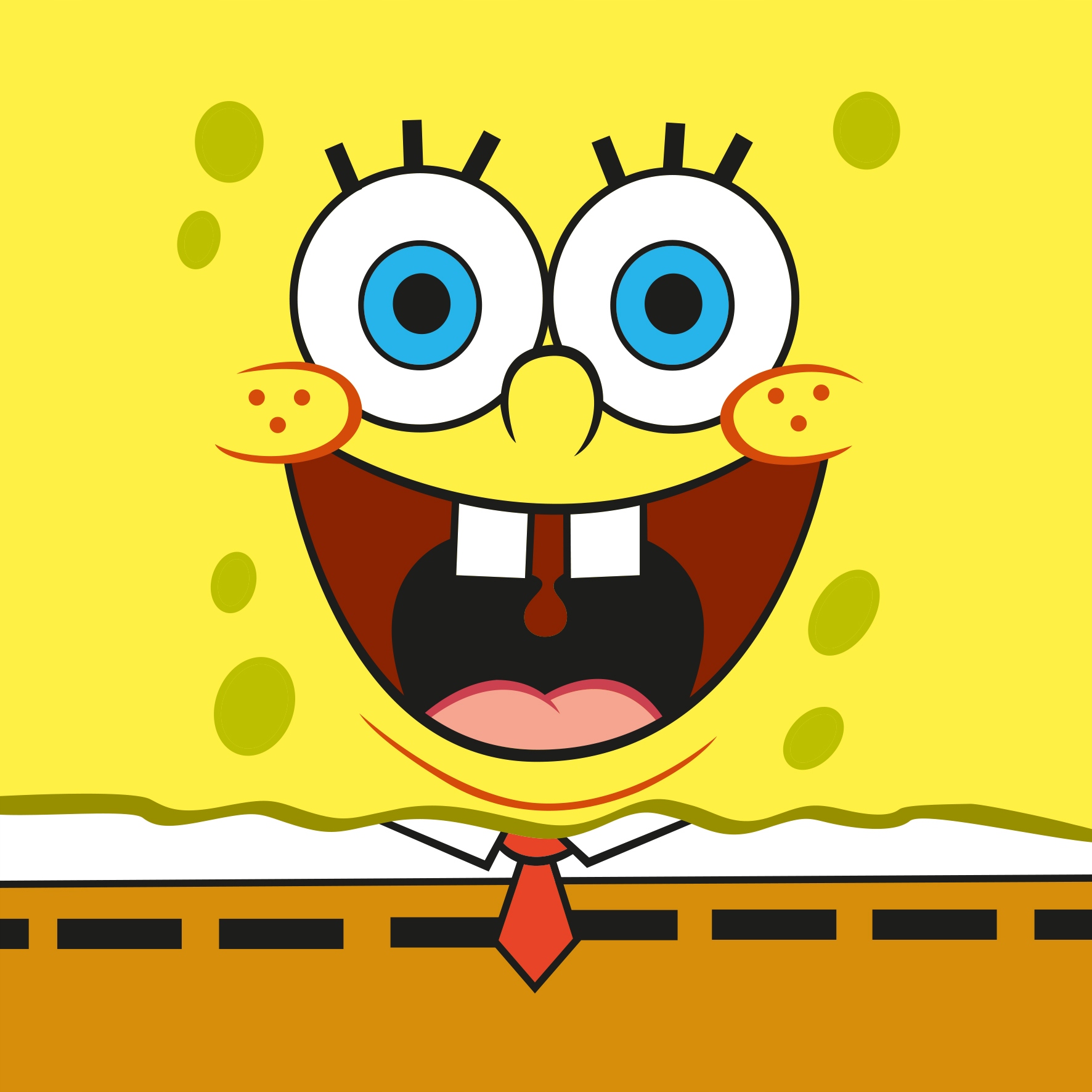 Spongebob Magiczny Mały Ręcznik Do Rąk 30 X 30