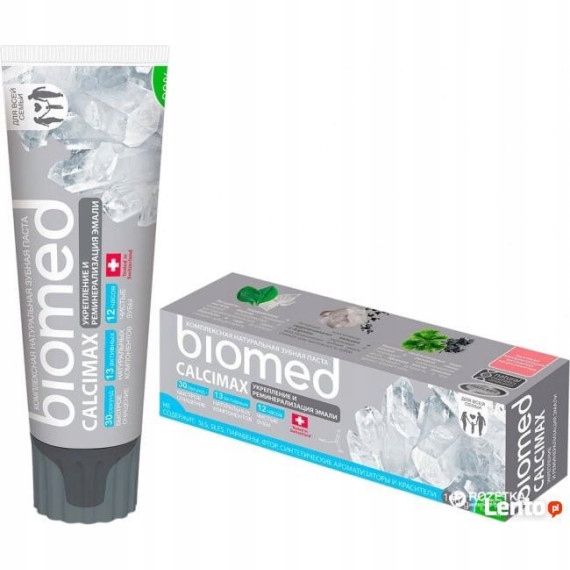 Biomed BIOMED - CALCIMAX - Complete Care Natural Toothpaste - Wzmacniająca pasta do zębów - 100 g