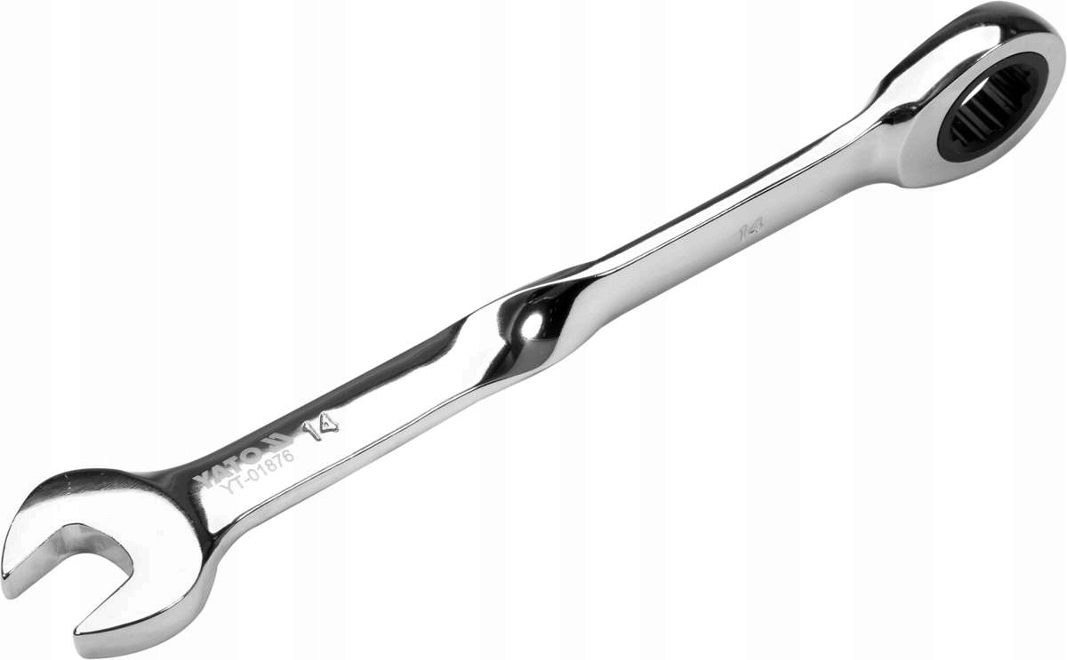 Klucz Płasko-Oczkowy Skręcony Z Grzechotką 14Mm Yato Yt-01876