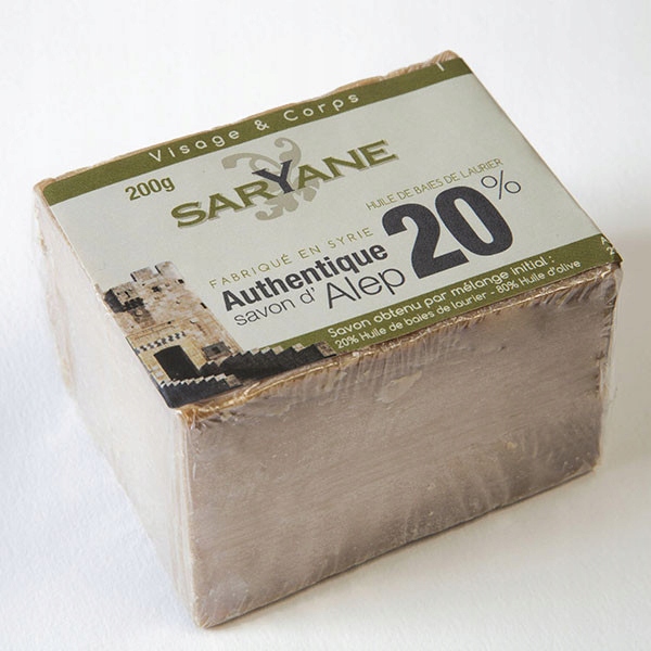 SATIS SARYANE MYDŁO Z ALEPPO 20% 200G