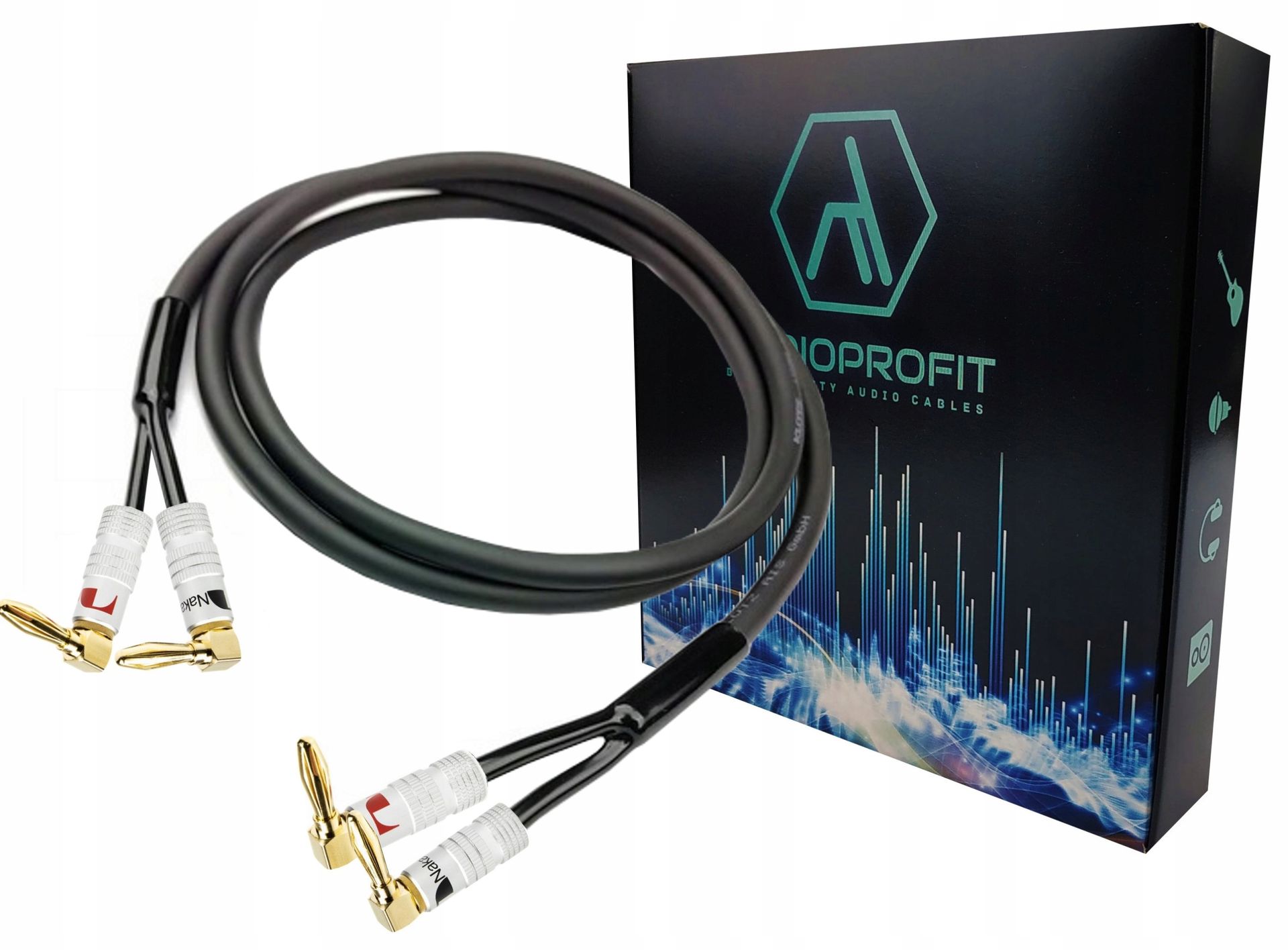 Klotz LY225 kabel głośnikowy Nakamichi Kątowe 2m