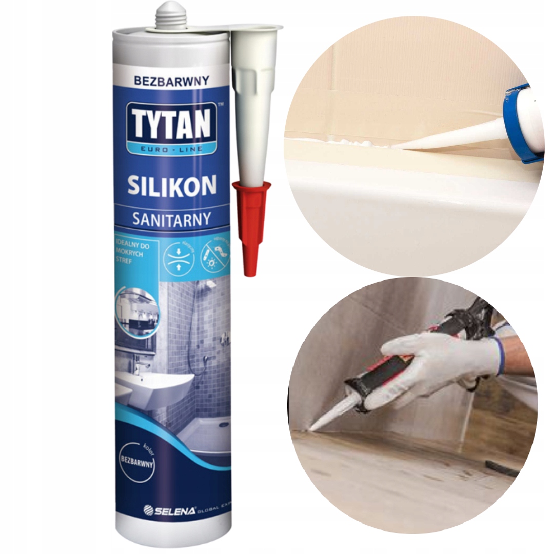 Silpac sanitarny TYTAN Euro-line bezbarwny 310 ml SIT-EL-SA-031-XX