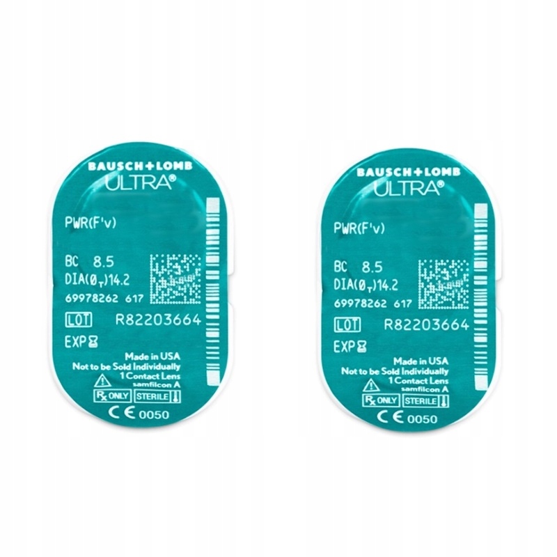 Bausch & Lomb ULTRA 3 szt. Soczewki miesięczne (-1.50 dpt & BC 8.5)