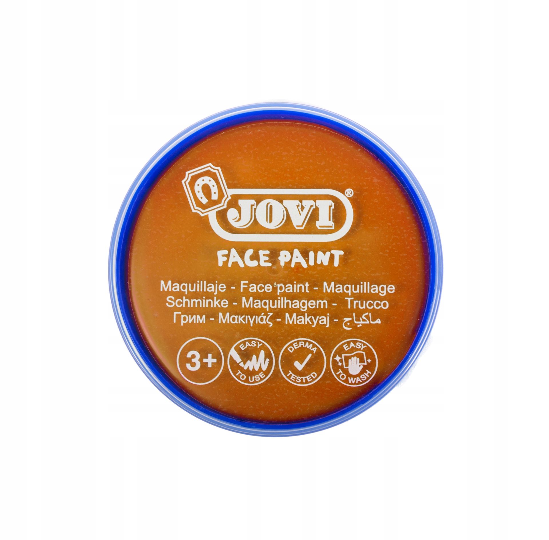 Farba do malowania twarzy 8 ml - pomarańczowa