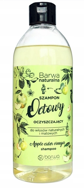 Barwa _Naturalna octowy szampon oczyszczający do włosów naturalnych i matowych 500 ml