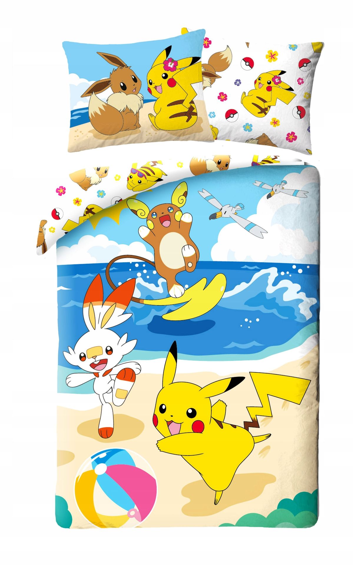 Фото - Дитяча постіль Gianna Rose Atelier Pościel Młodzieżowa 140x200 Pokemon Pokemony 