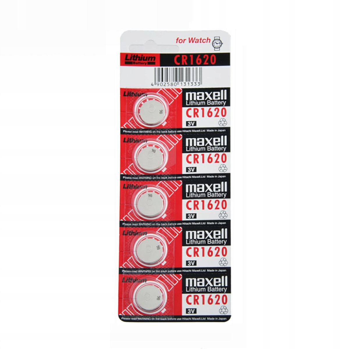 Maxell CR1620 bateria litowa guzikowa, 1er Blister VE = 1 11238400