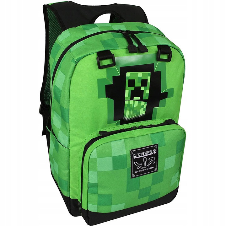 Plecak Tornister Szkolny Minecraft Cały Creeper