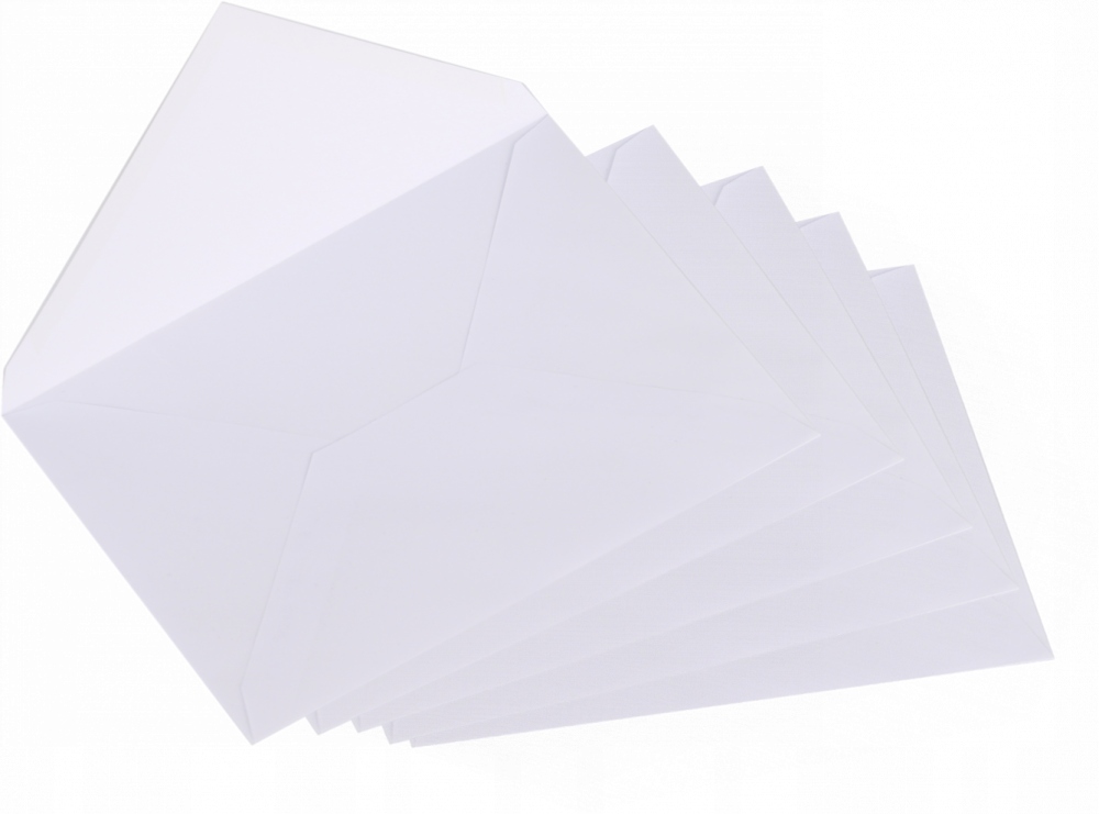 NC Koperty Koperta B6 NK biała 80g, format 125x176, pudełko 1000 sztuk 01110000