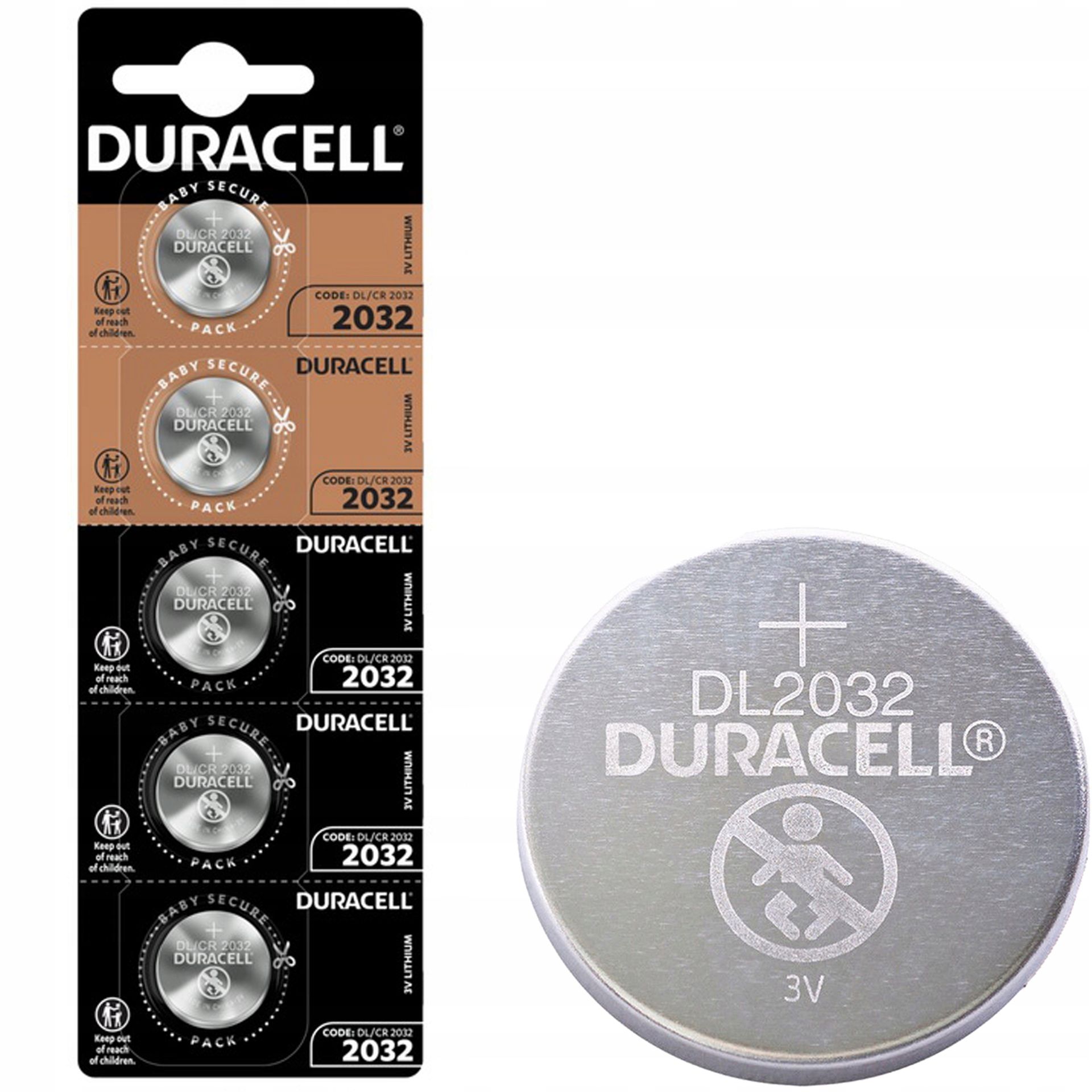 Duracell Litowa Electronics DL 2032 3V