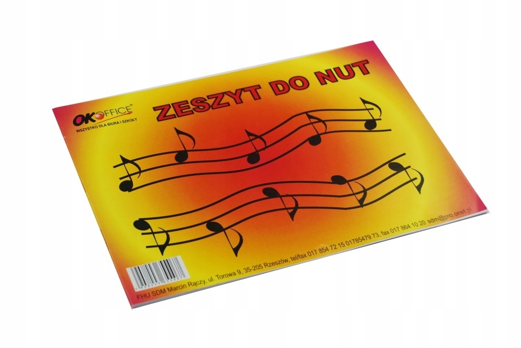 Zeszyt do nut A5 IR5042
