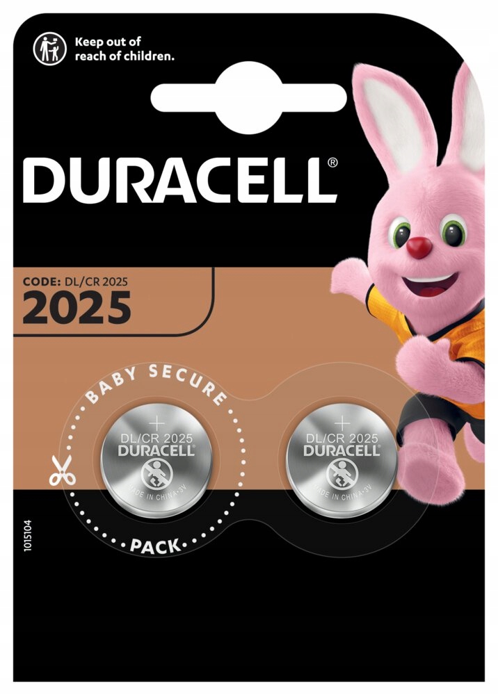 Duracell Electro Blis CR2025 3V 2 pcs (203907)